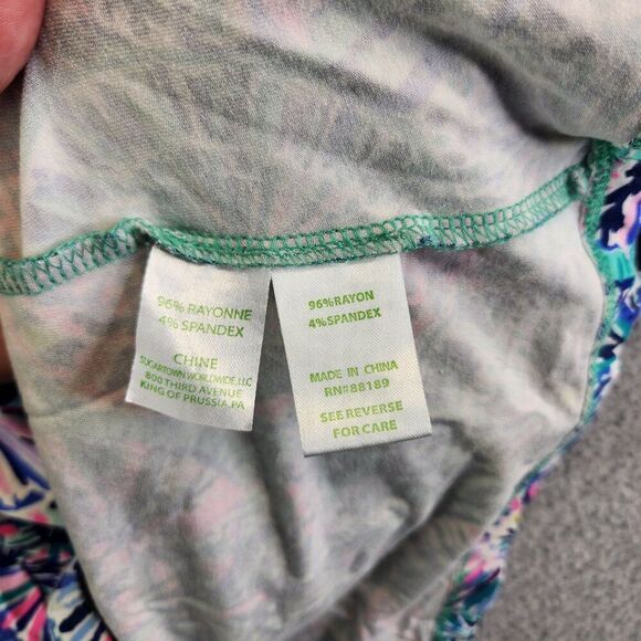 Lilly Pulitzer Dress Womens XS Ophelia Multi The Swim Resort Cruise Vacy Beachy - Picture 7 of 13